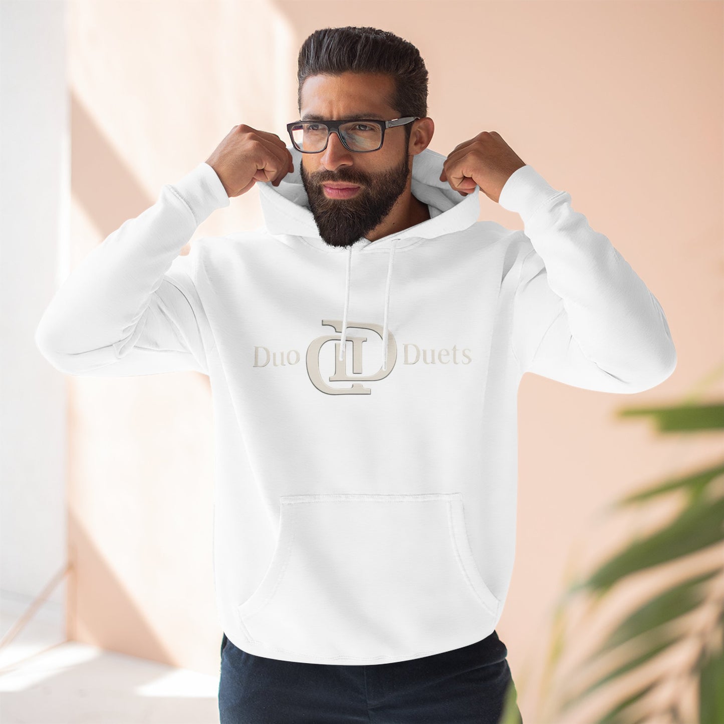 DuoDuets Three-Panel Fleece Hoodie - Cozy and Stylish Casual Wear