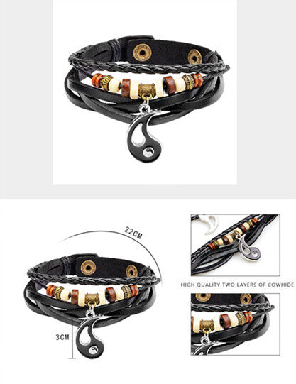 Handmade beaded couple bracelet