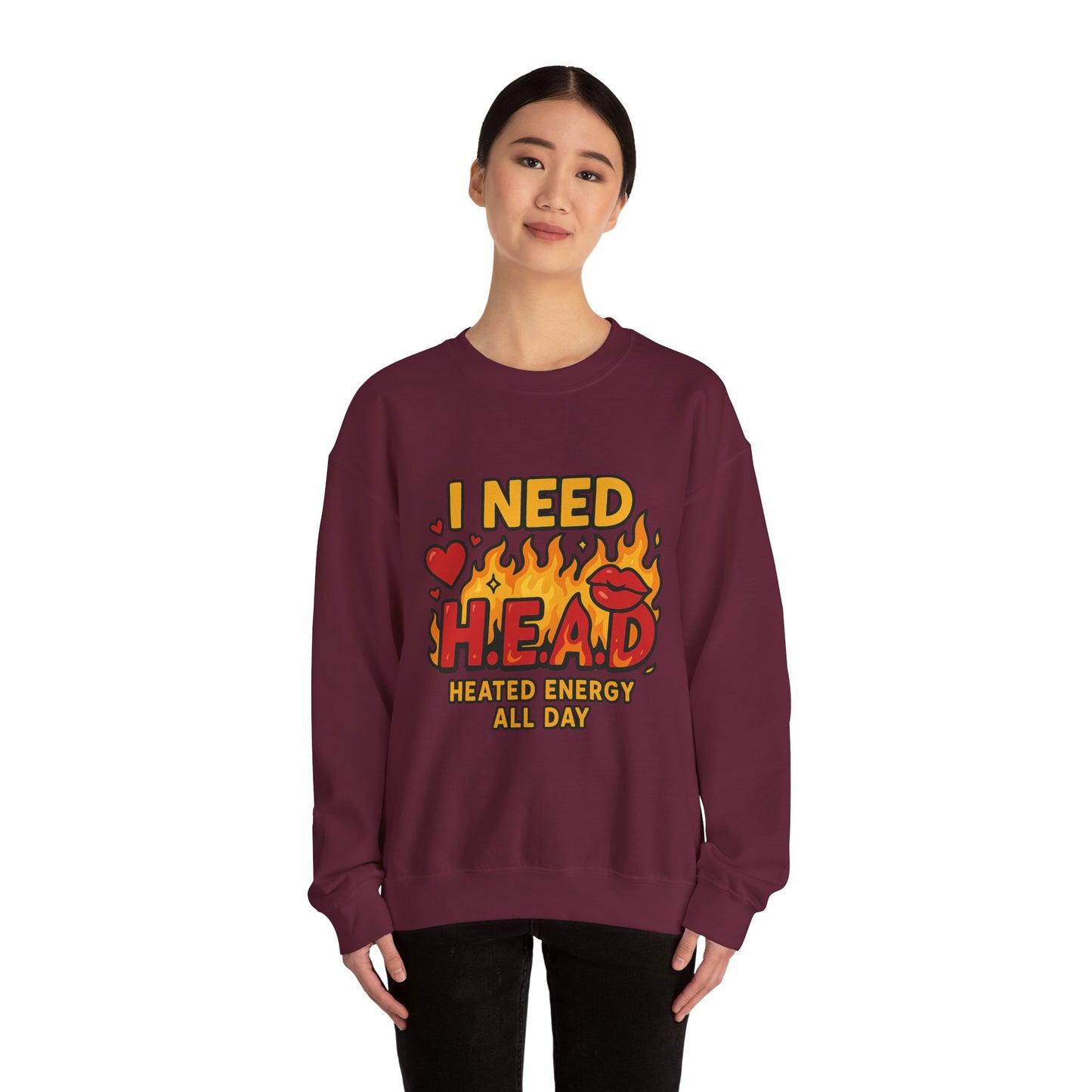Energy Boost Unisex Sweatshirt - Heated Energy All Day