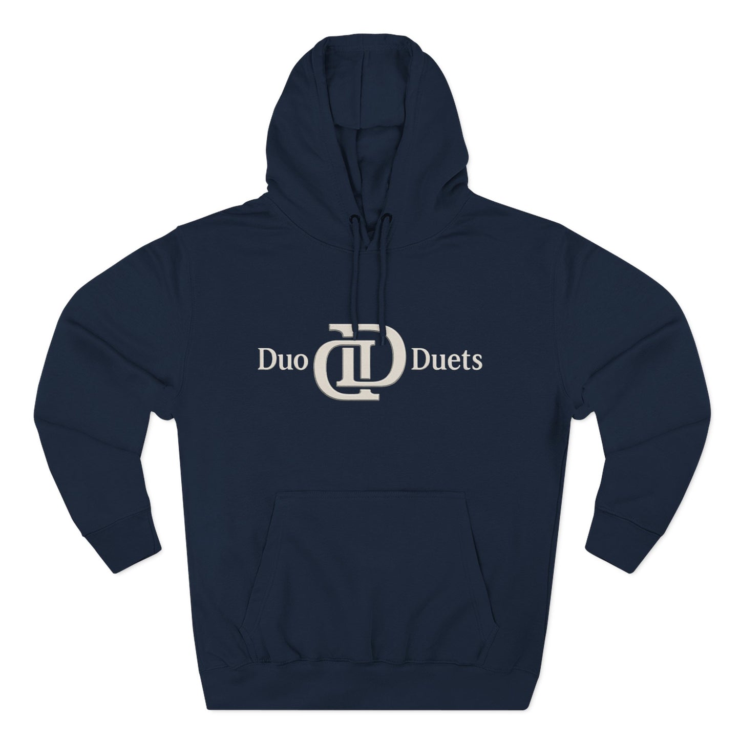 DuoDuets Three-Panel Fleece Hoodie - Cozy and Stylish Casual Wear