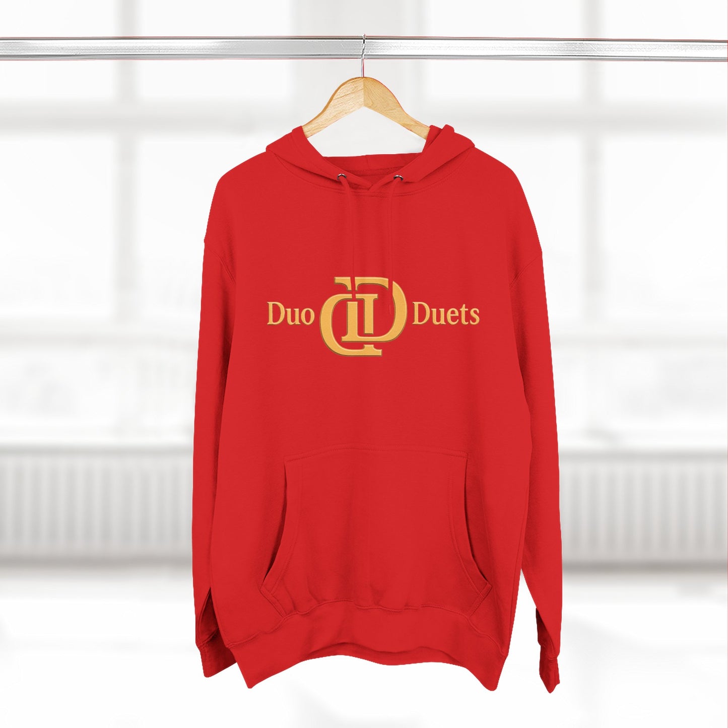 DuoDuets Three-Panel Fleece Hoodie - Cozy and Stylish Casual Wear