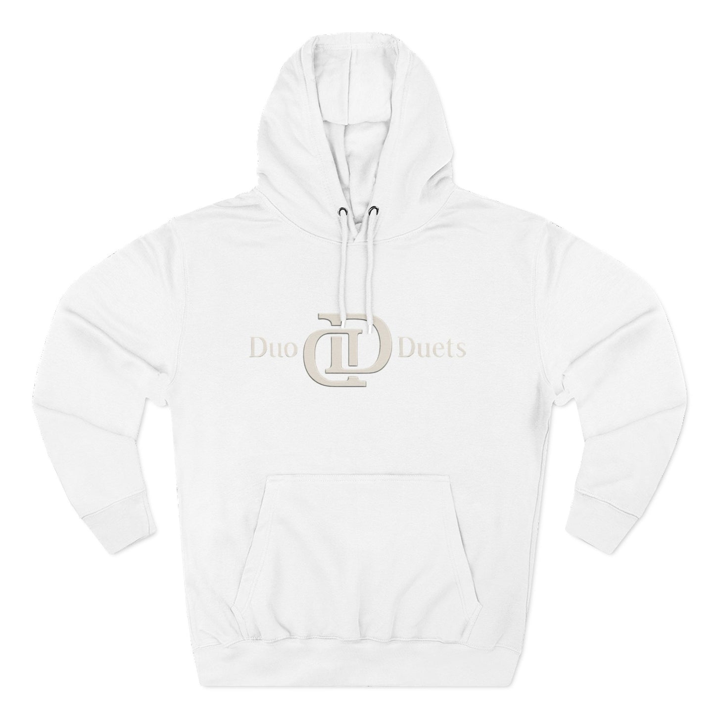 DuoDuets Three-Panel Fleece Hoodie - Cozy and Stylish Casual Wear