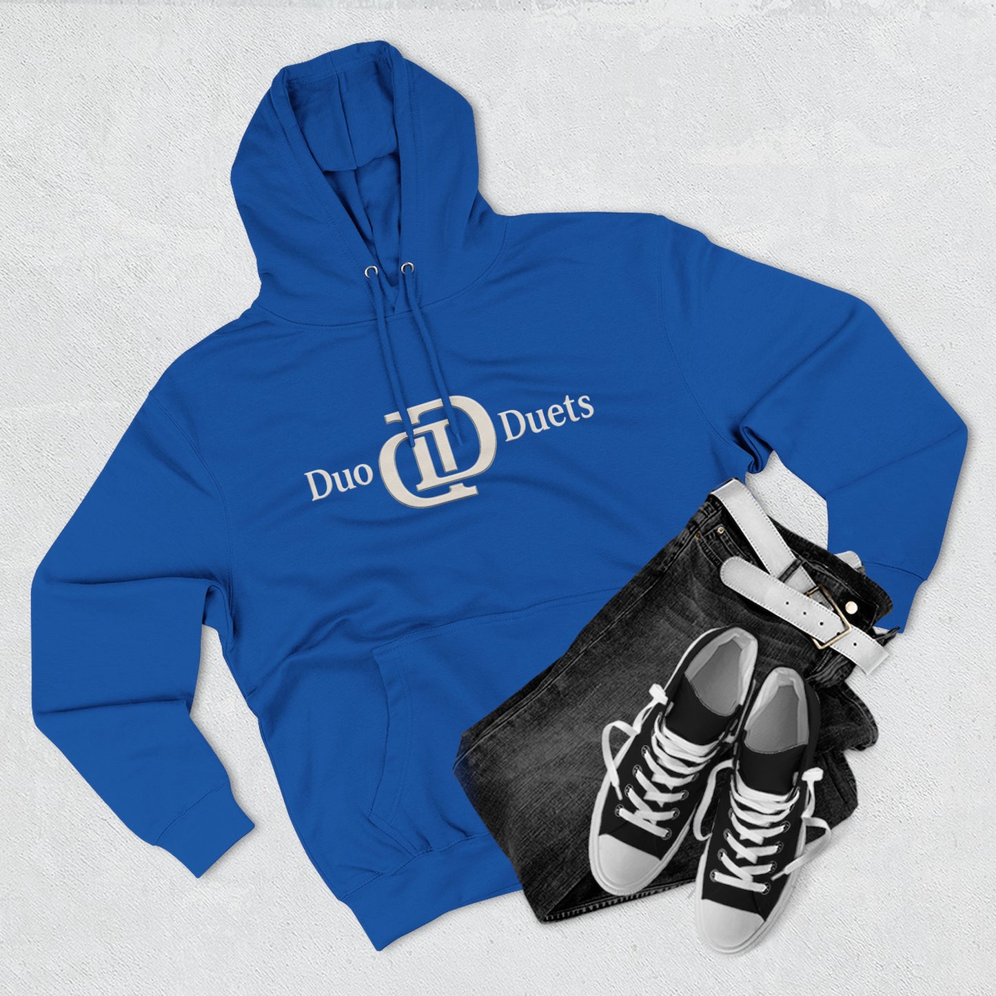 DuoDuets Three-Panel Fleece Hoodie - Cozy and Stylish Casual Wear