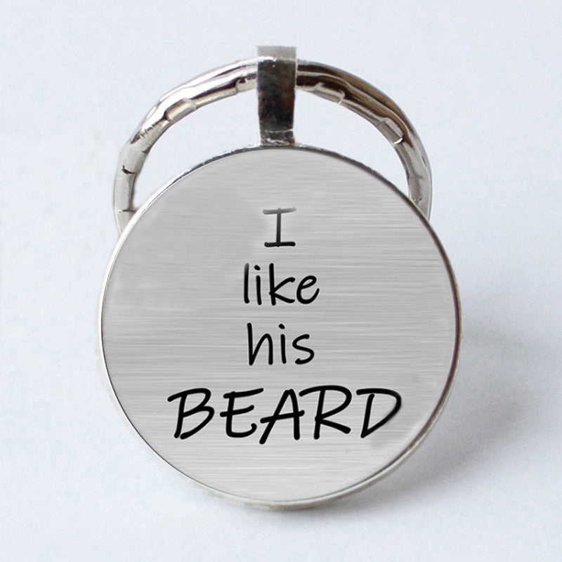Funny Couple Letter Keychain Pendant Time