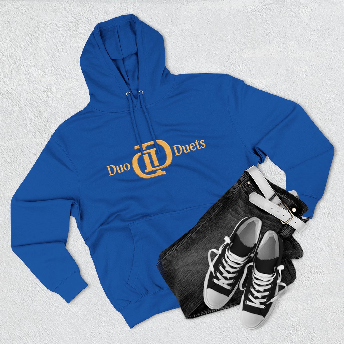 DuoDuets Three-Panel Fleece Hoodie - Cozy and Stylish Casual Wear