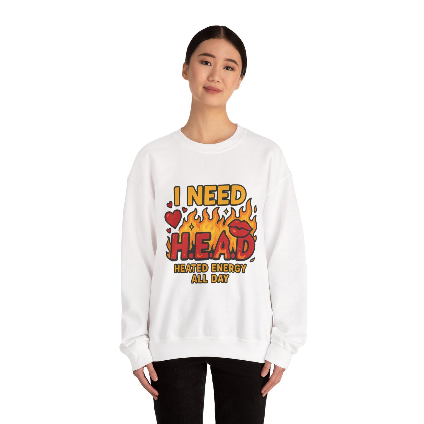 Energy Boost Unisex Sweatshirt - Heated Energy All Day