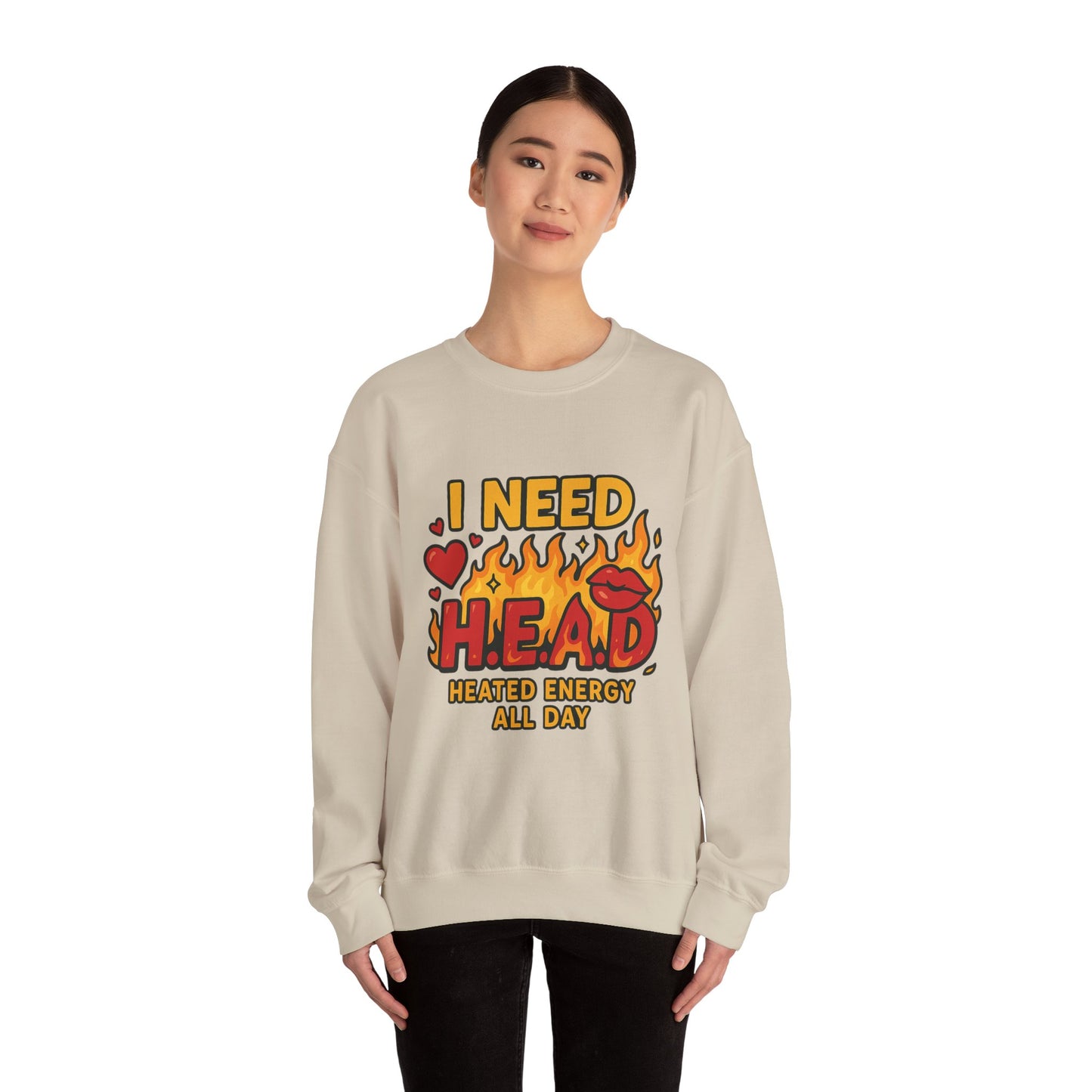 Energy Boost Unisex Sweatshirt - Heated Energy All Day