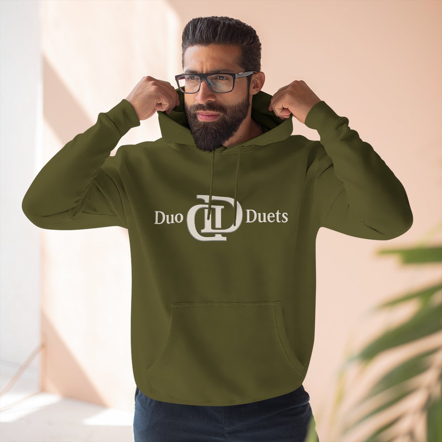 DuoDuets Three-Panel Fleece Hoodie - Cozy and Stylish Casual Wear