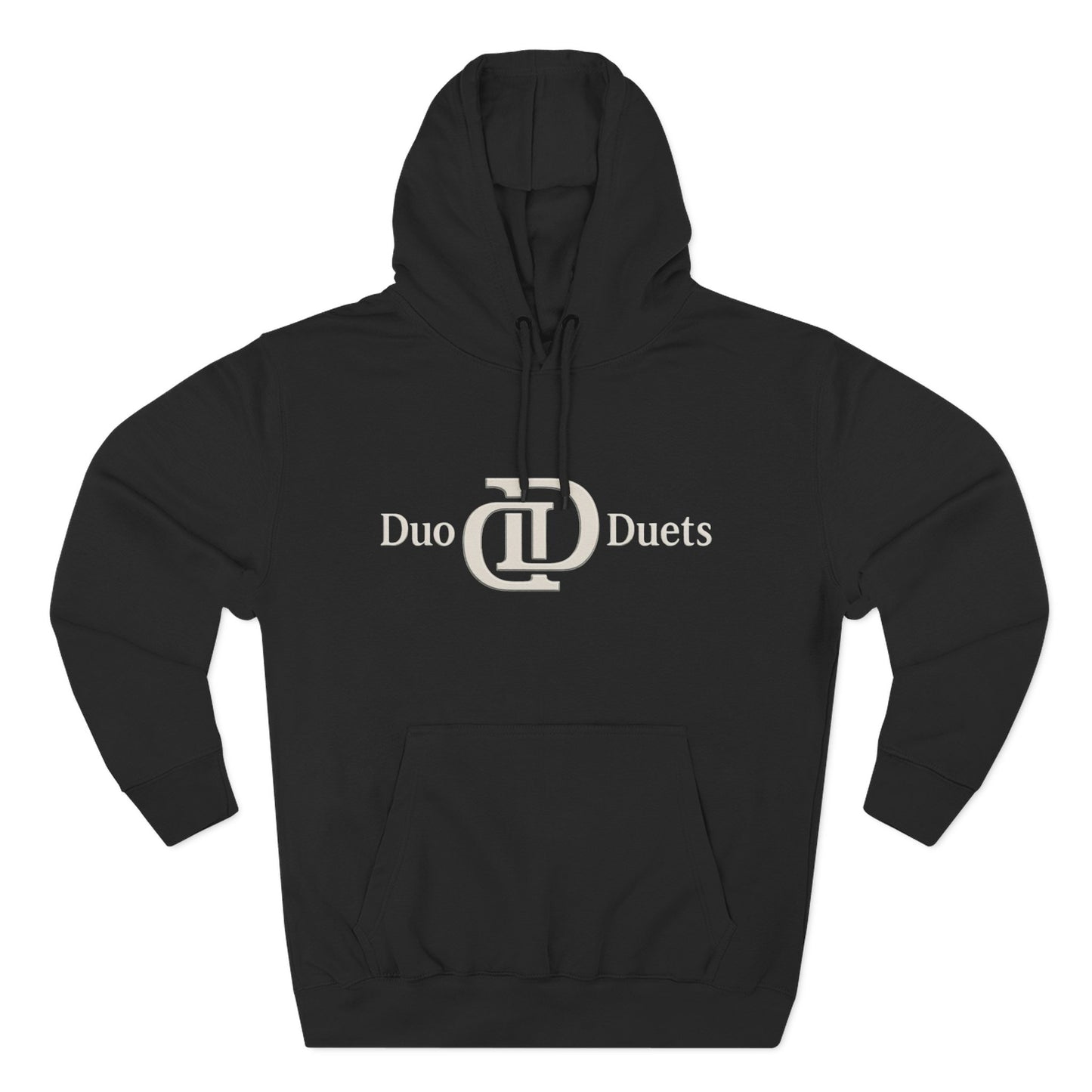 DuoDuets Three-Panel Fleece Hoodie - Cozy and Stylish Casual Wear