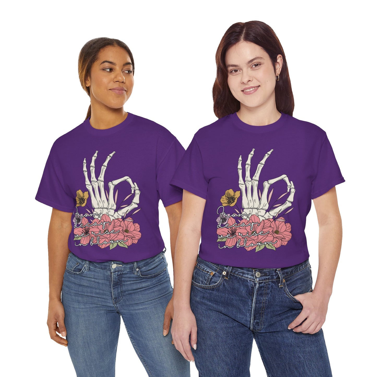 From Decay, We Rise in Bloom Besties Shirt