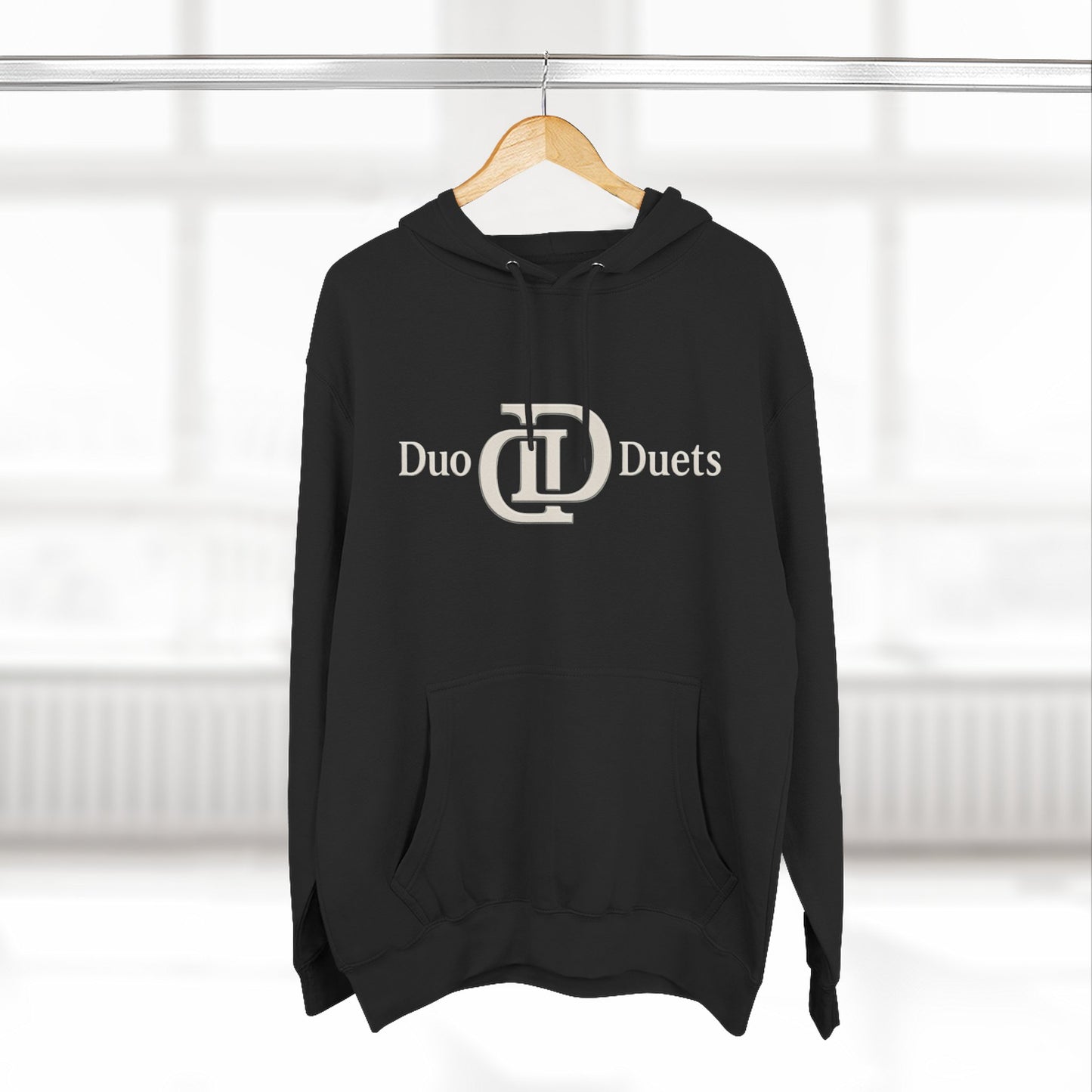 DuoDuets Three-Panel Fleece Hoodie - Cozy and Stylish Casual Wear