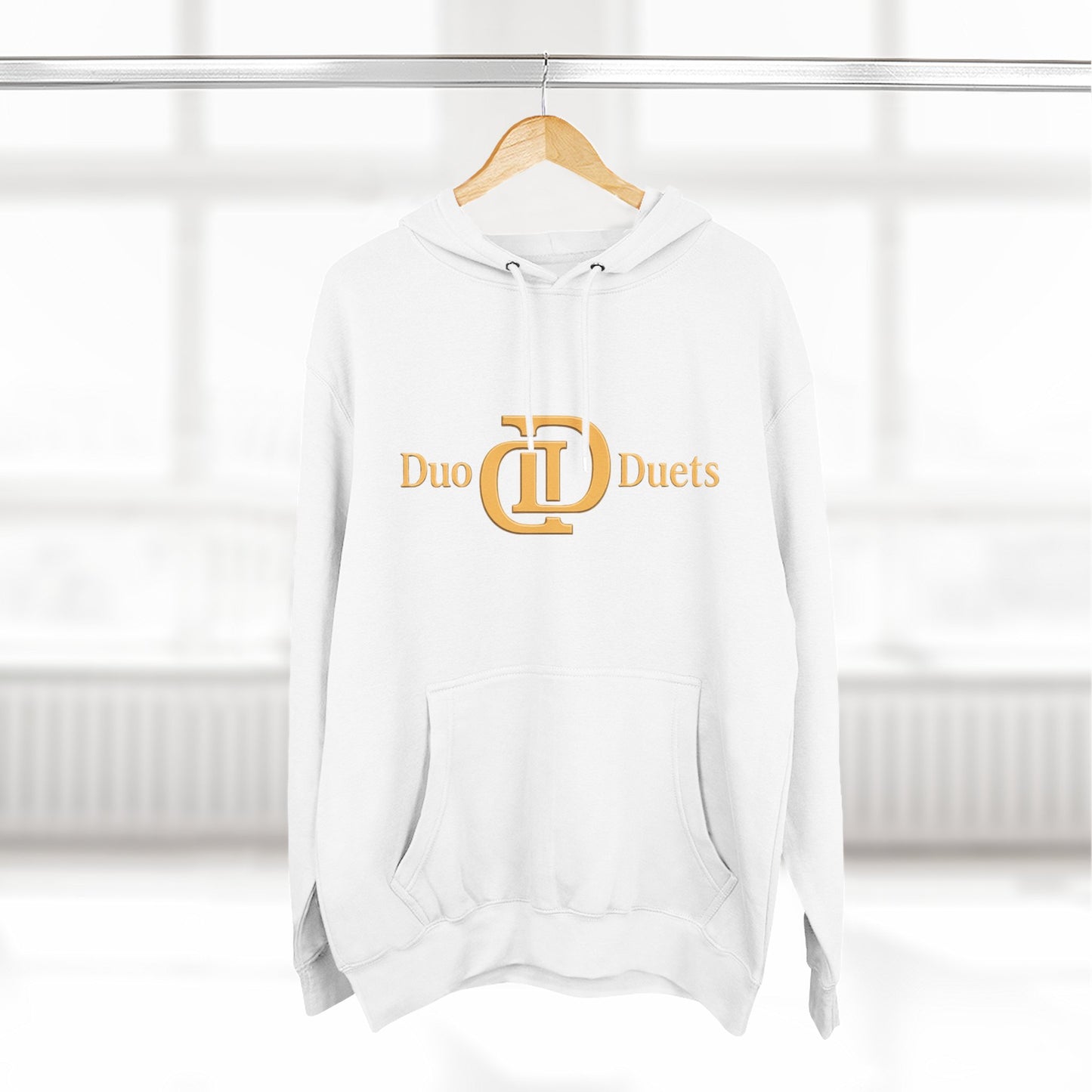 DuoDuets Three-Panel Fleece Hoodie - Cozy and Stylish Casual Wear