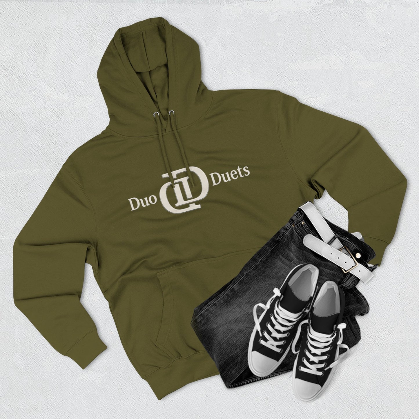 DuoDuets Three-Panel Fleece Hoodie - Cozy and Stylish Casual Wear