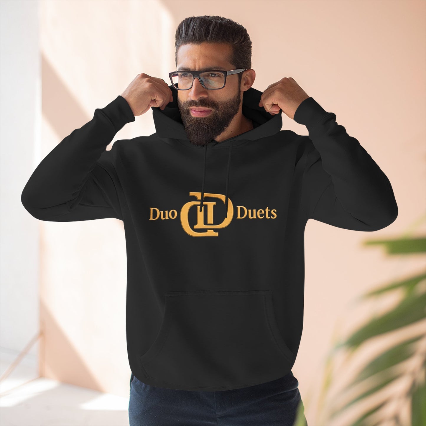 DuoDuets Three-Panel Fleece Hoodie - Cozy and Stylish Casual Wear