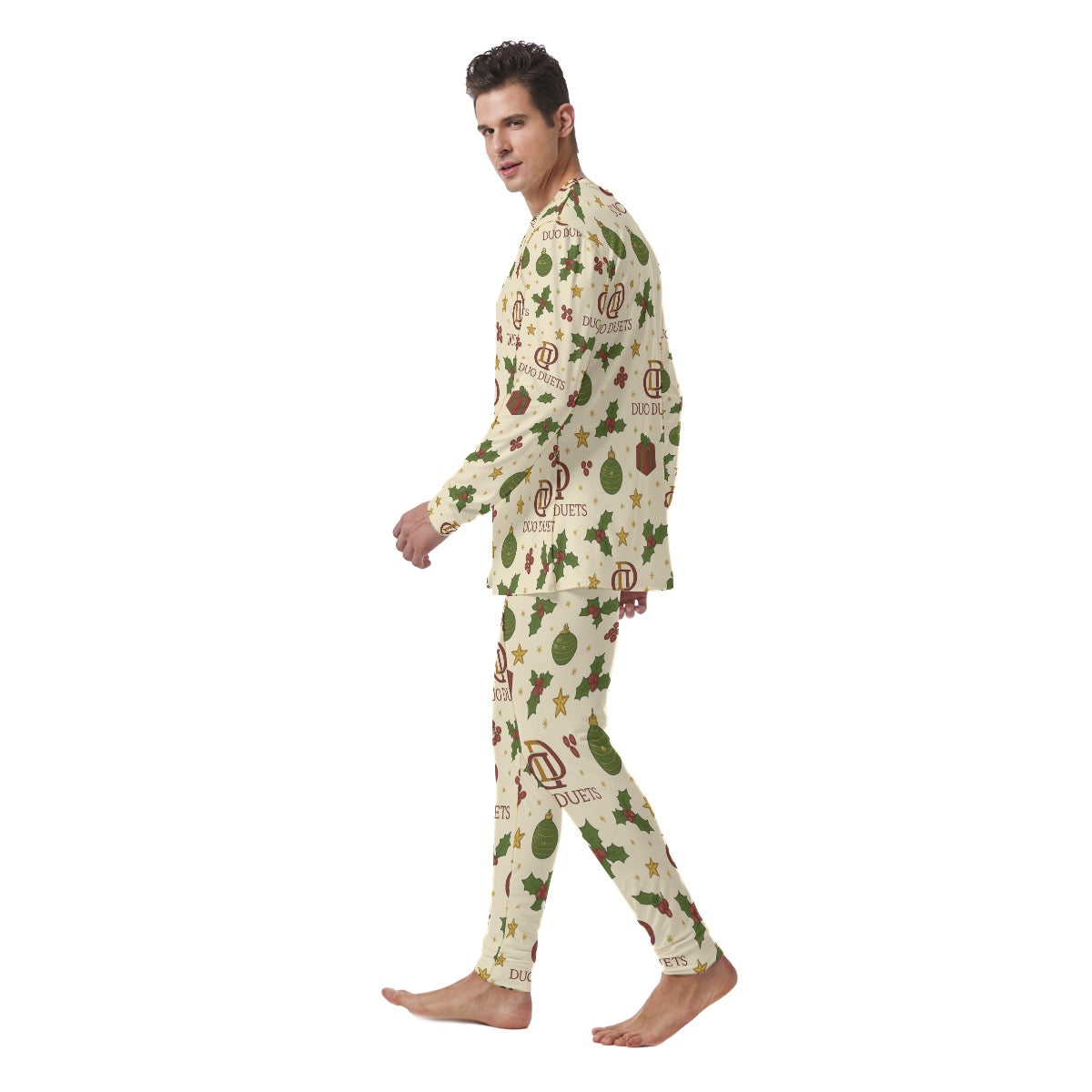 DUODUETS Christmas Pajamas Set Family Holiday Sleepwear with Size Guide