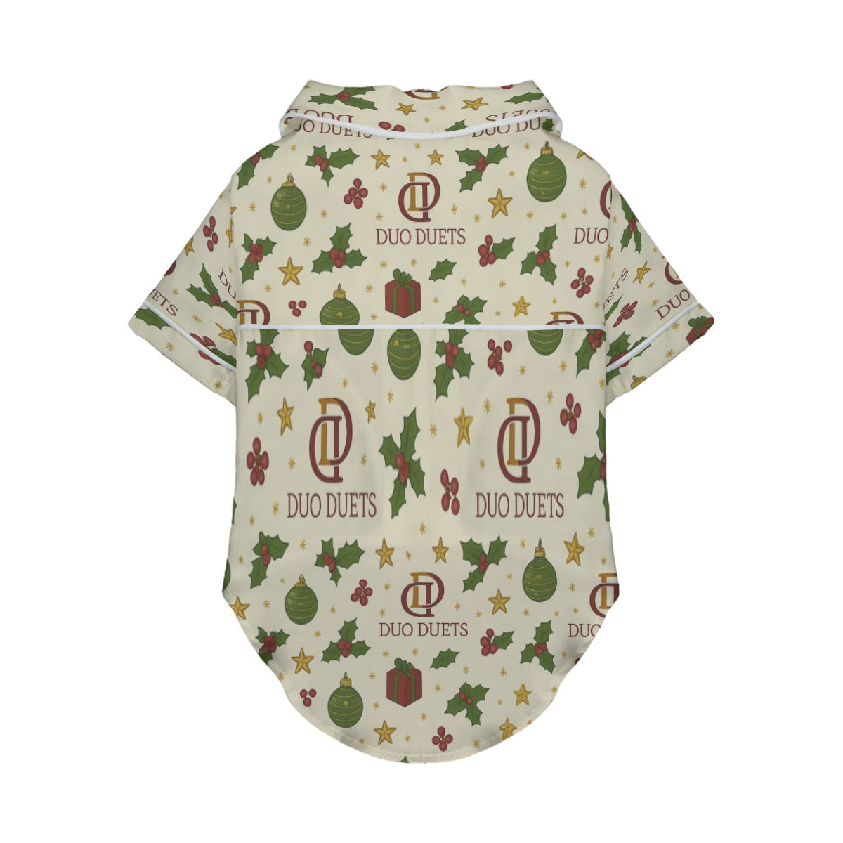 DUODUETS Small Dog/Cat Christmas Matching Pajamas