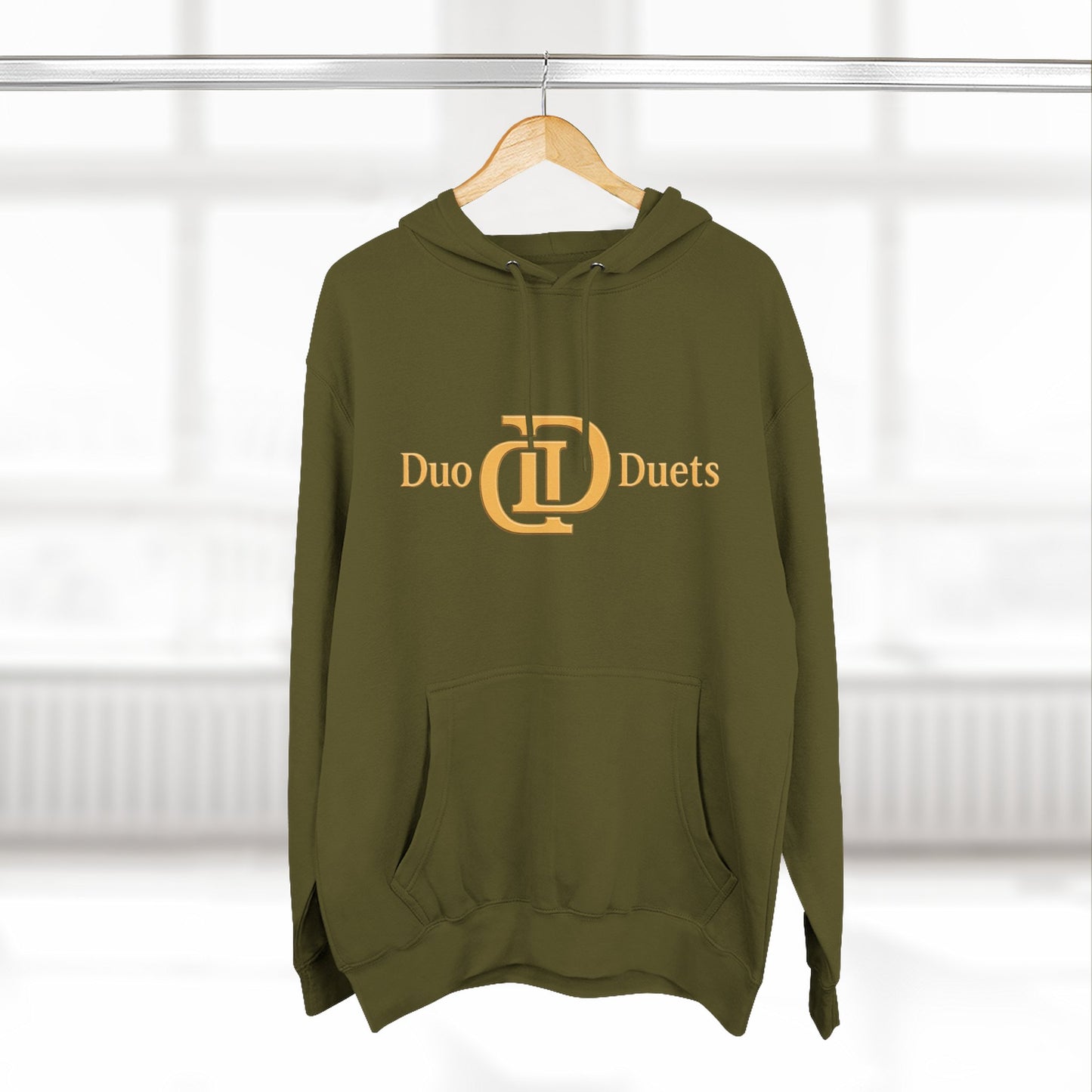 DuoDuets Three-Panel Fleece Hoodie - Cozy and Stylish Casual Wear