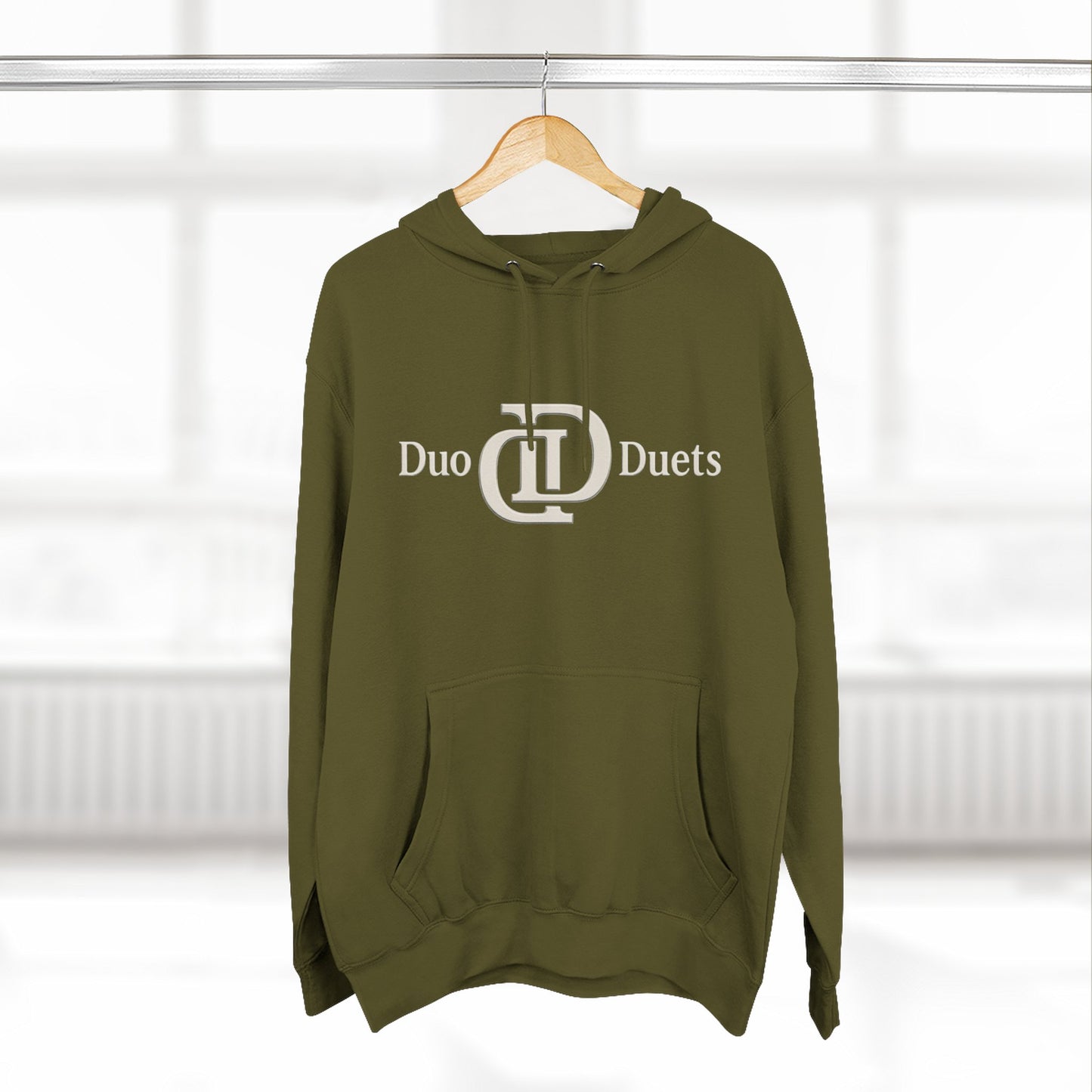 DuoDuets Three-Panel Fleece Hoodie - Cozy and Stylish Casual Wear