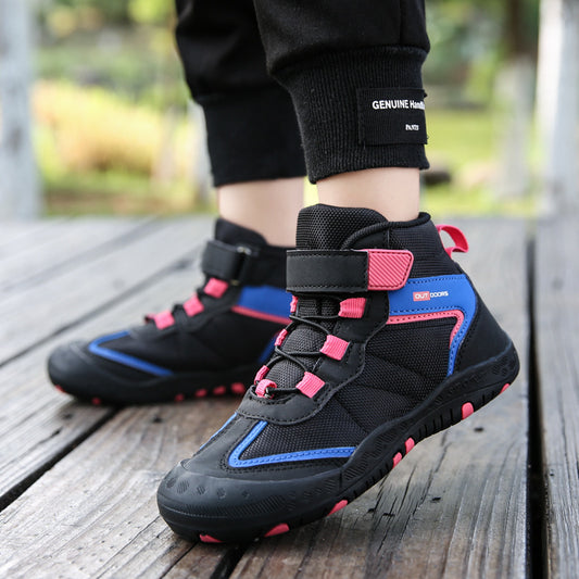 New Fashion High Top Outdoor Children Cotton Casual Shoes