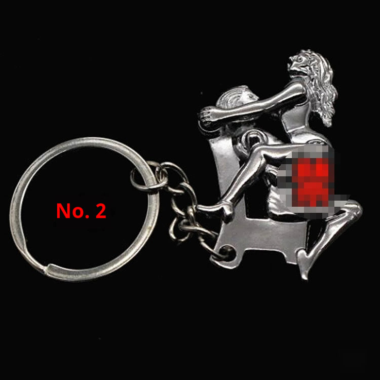 Eight-style Simulation Activity Couple Keychain