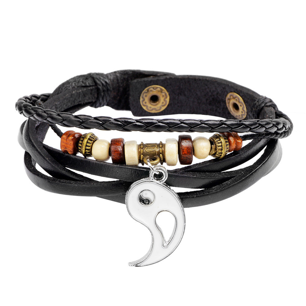 Handmade beaded couple bracelet