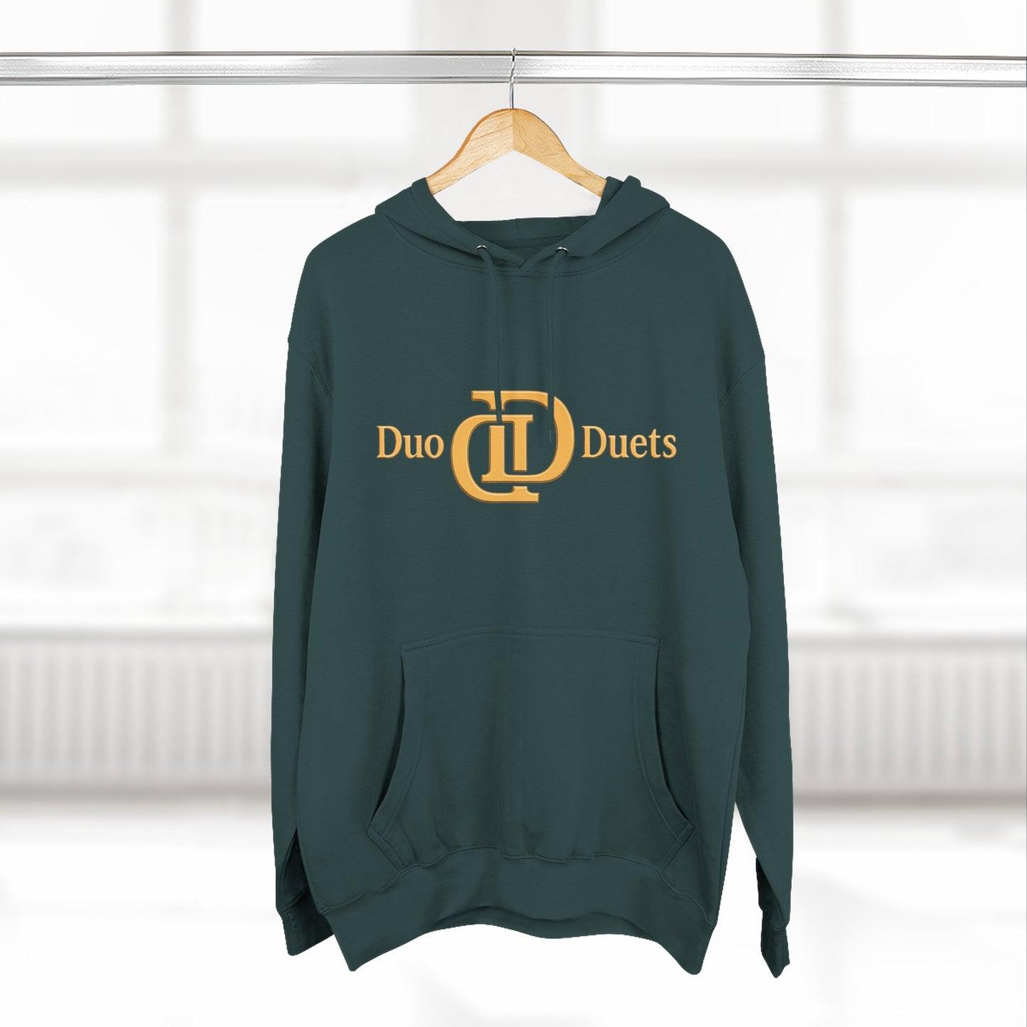 DuoDuets Three-Panel Fleece Hoodie - Cozy and Stylish Casual Wear