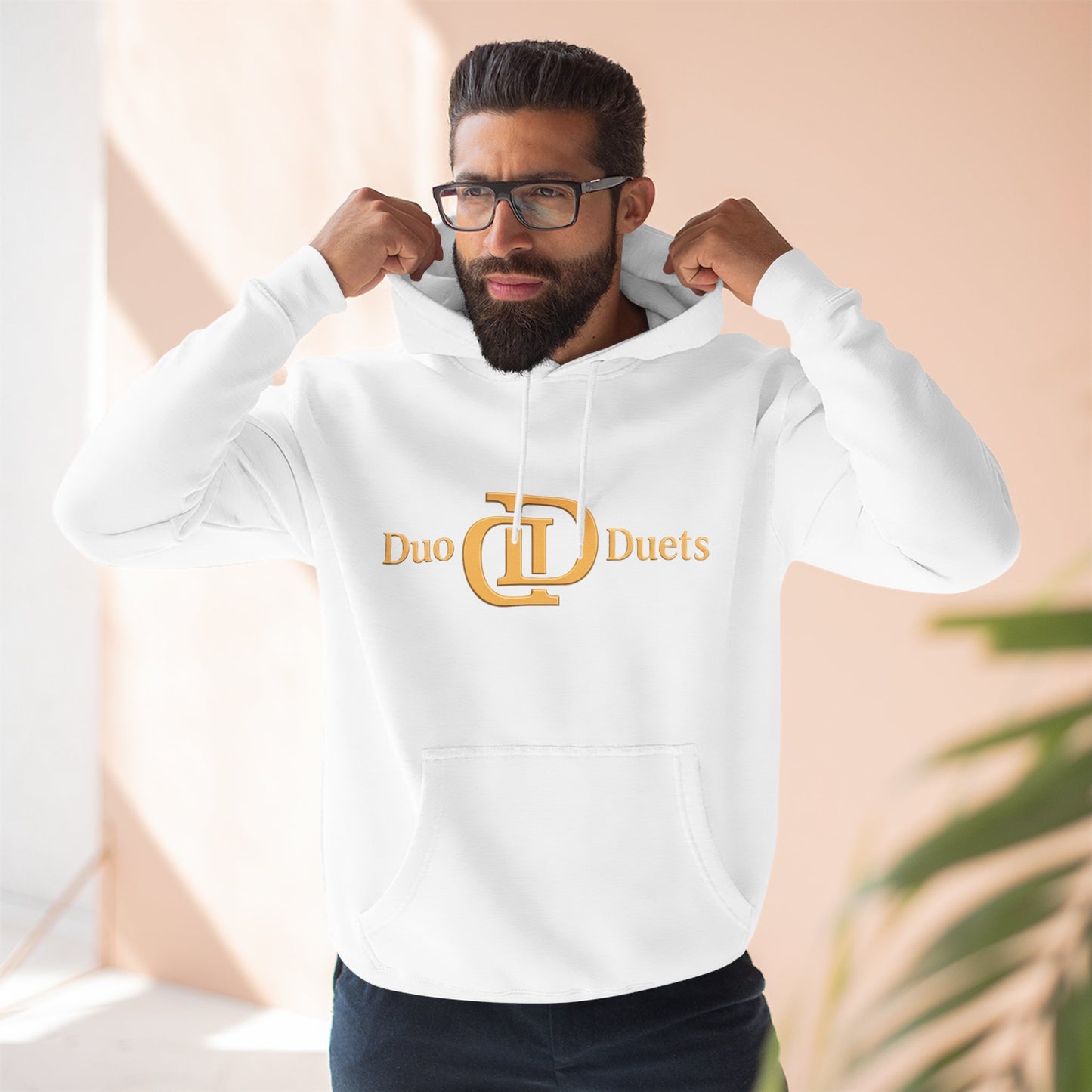 DuoDuets Three-Panel Fleece Hoodie - Cozy and Stylish Casual Wear