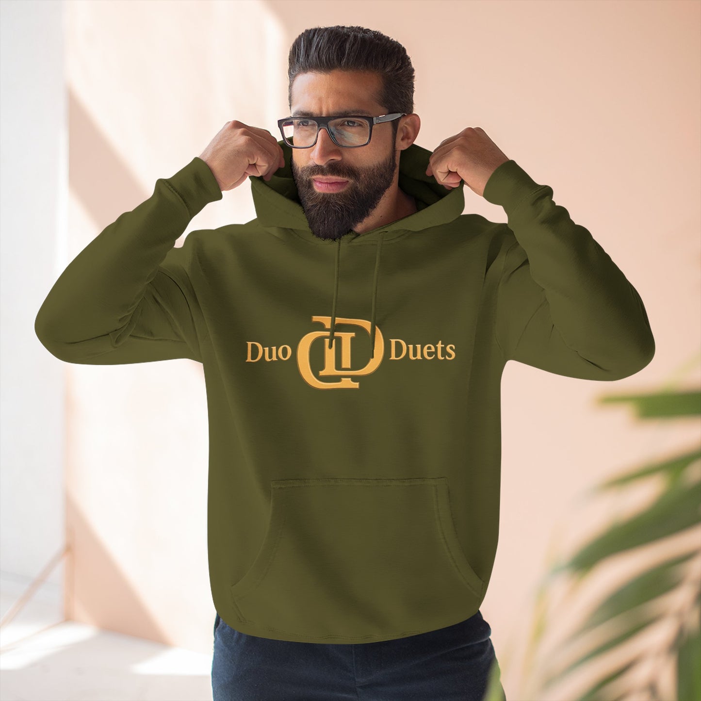 DuoDuets Three-Panel Fleece Hoodie - Cozy and Stylish Casual Wear