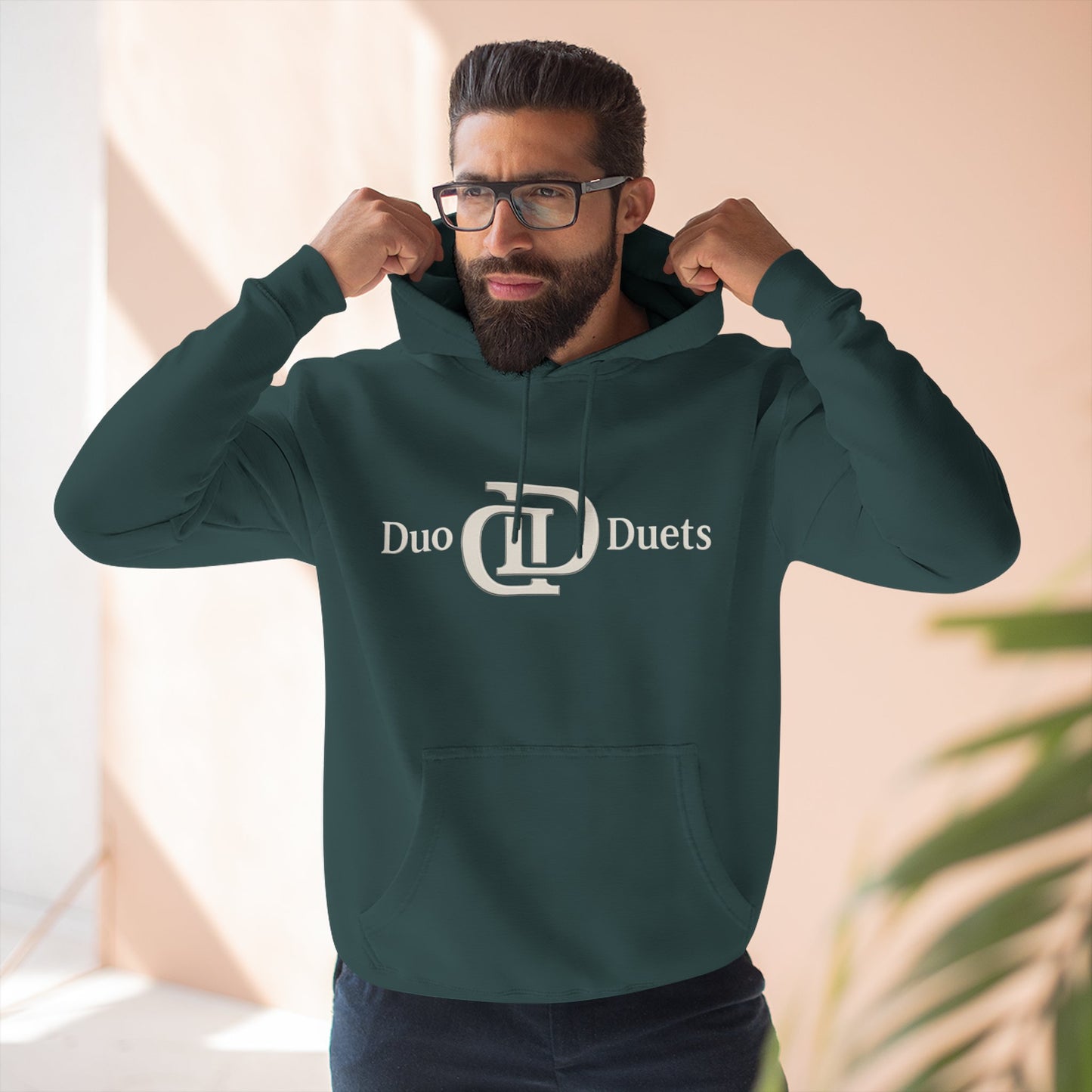 DuoDuets Three-Panel Fleece Hoodie - Cozy and Stylish Casual Wear