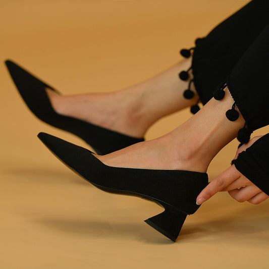 Black Pointed Toe Shoes