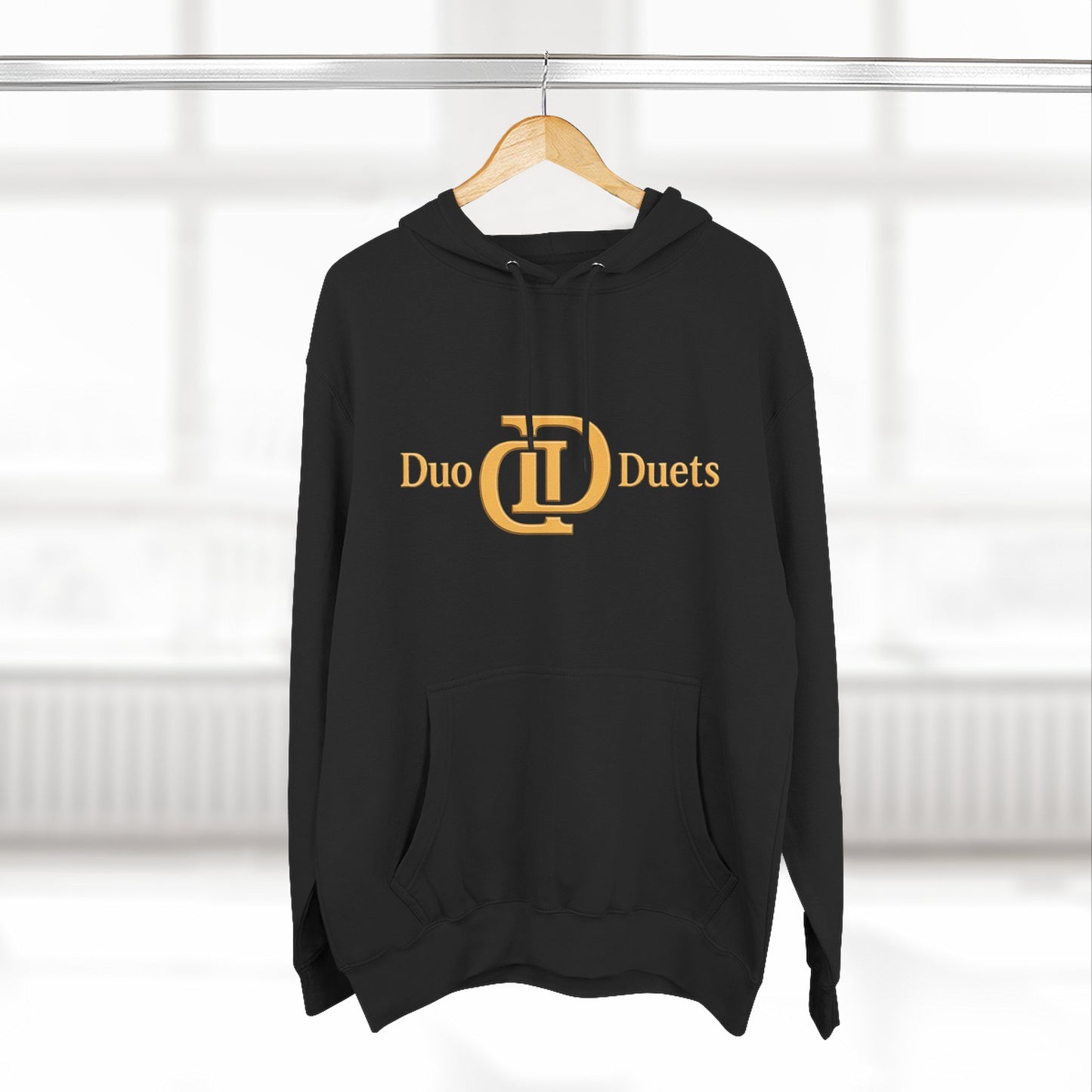 DuoDuets Three-Panel Fleece Hoodie - Cozy and Stylish Casual Wear