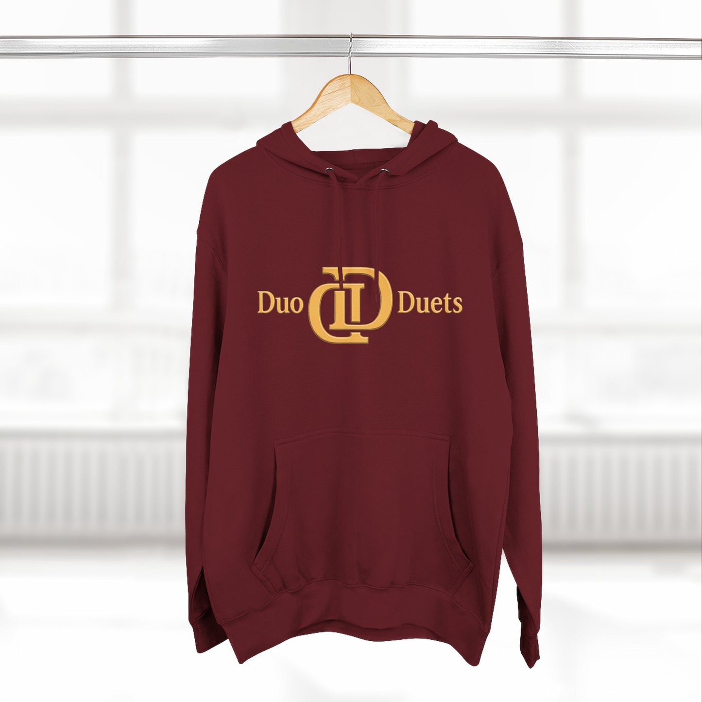 DuoDuets Three-Panel Fleece Hoodie - Cozy and Stylish Casual Wear