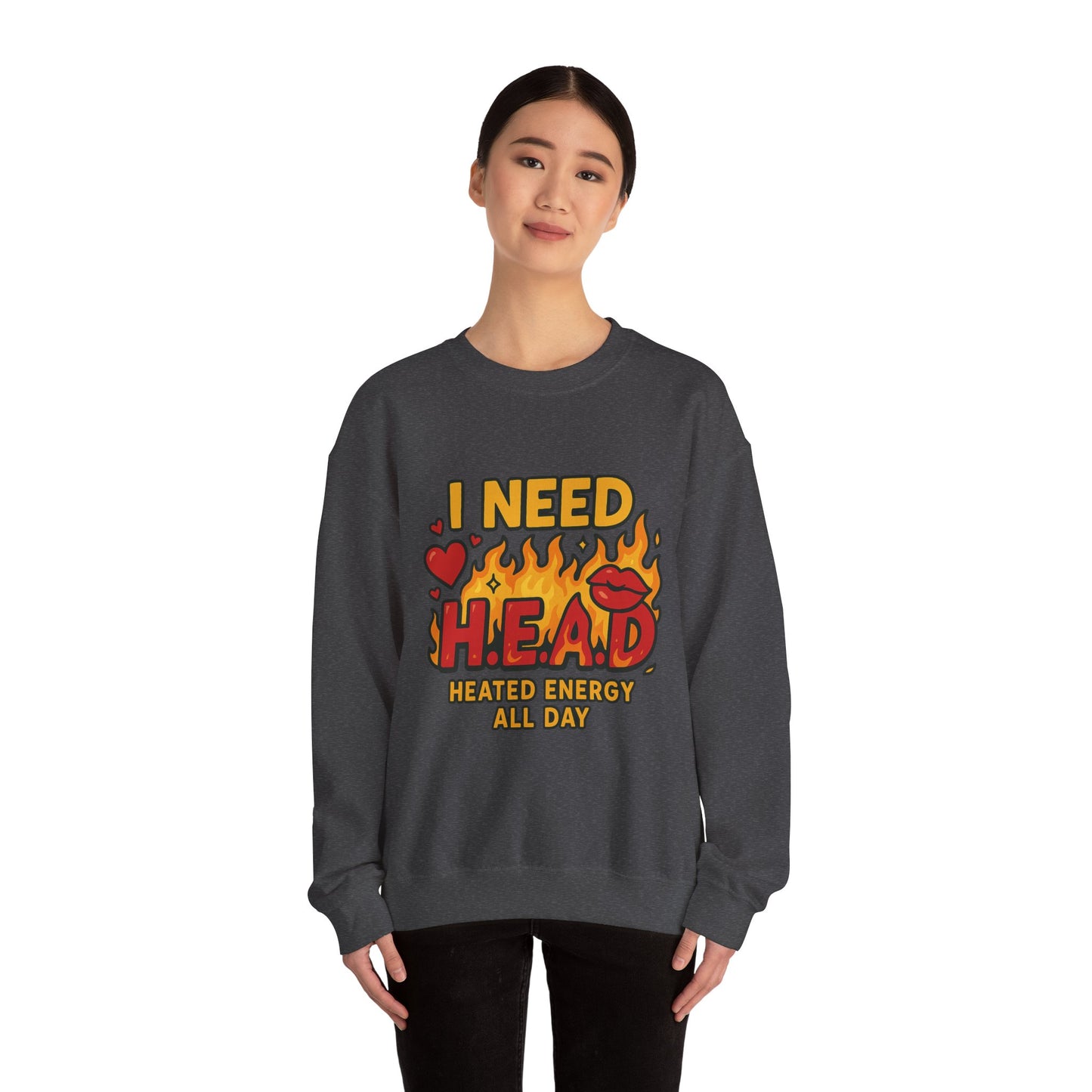 Energy Boost Unisex Sweatshirt - Heated Energy All Day