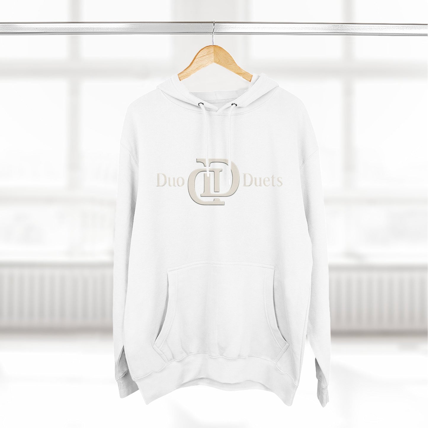 DuoDuets Three-Panel Fleece Hoodie - Cozy and Stylish Casual Wear