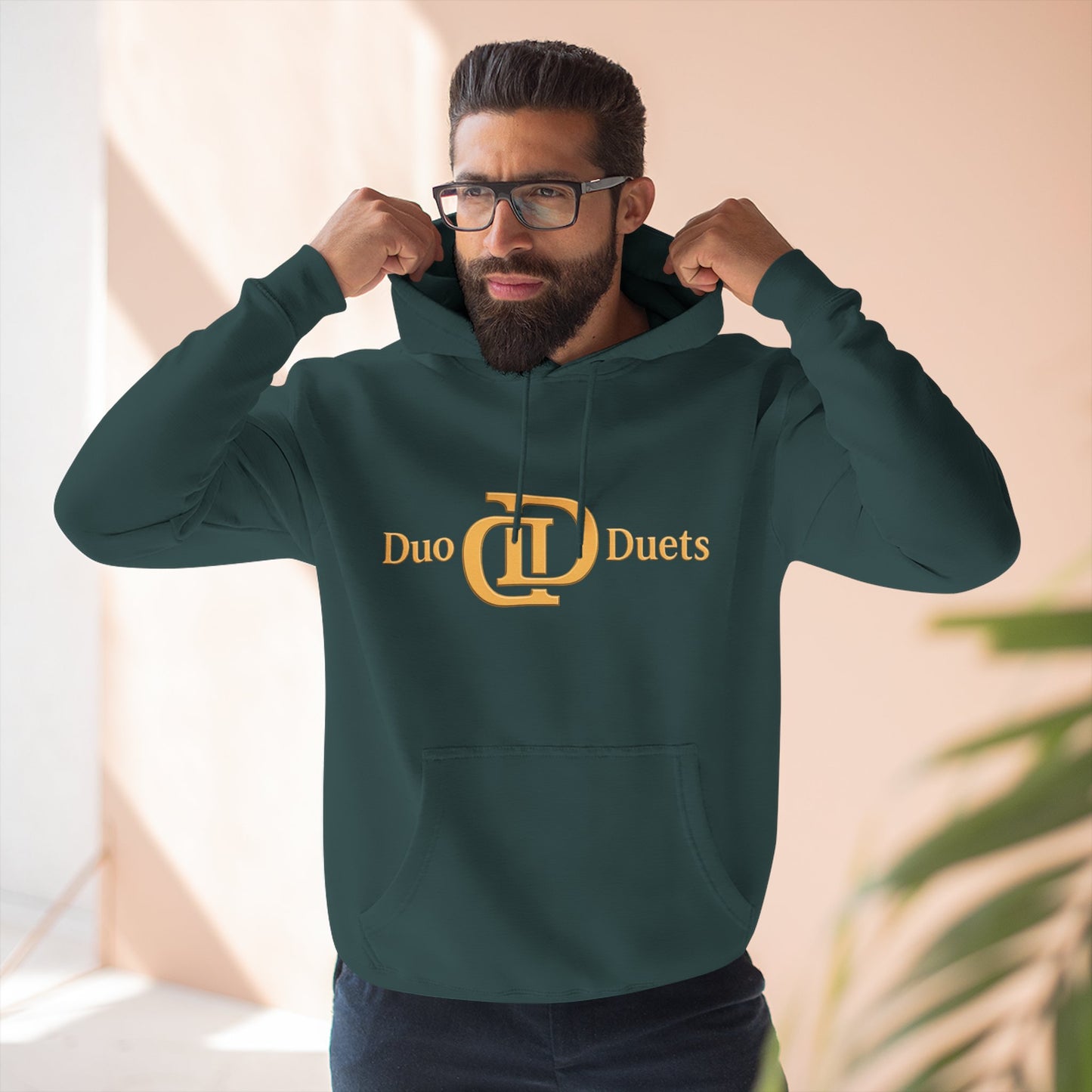 DuoDuets Three-Panel Fleece Hoodie - Cozy and Stylish Casual Wear