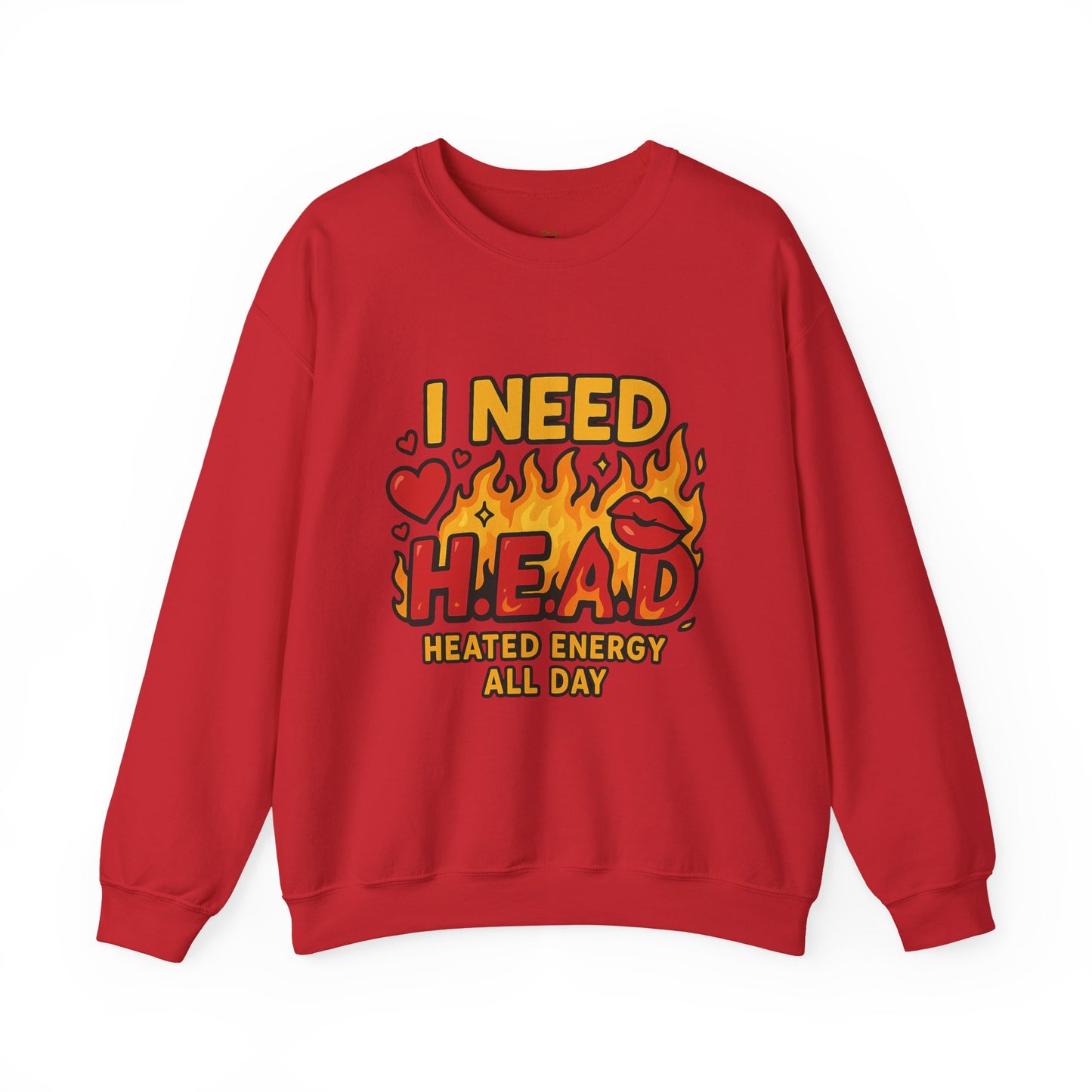 Energy Boost Unisex Sweatshirt - Heated Energy All Day